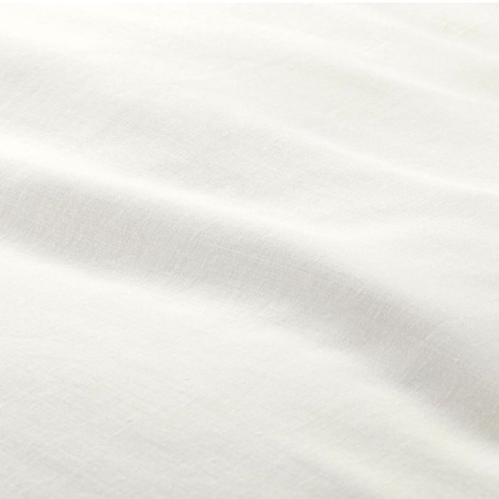 Libeco Home King Sheet Set White Belgian Linen - Picture 2 of 5